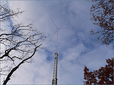 Dynamic Vertical Antenna for 500 kHz